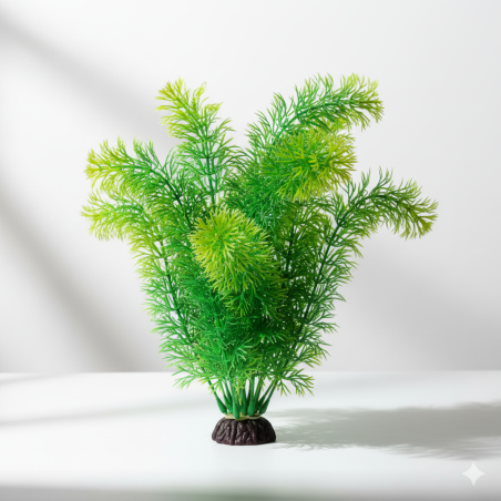 Plante Artificielle Vert Clair "Rétro" - 20 cm